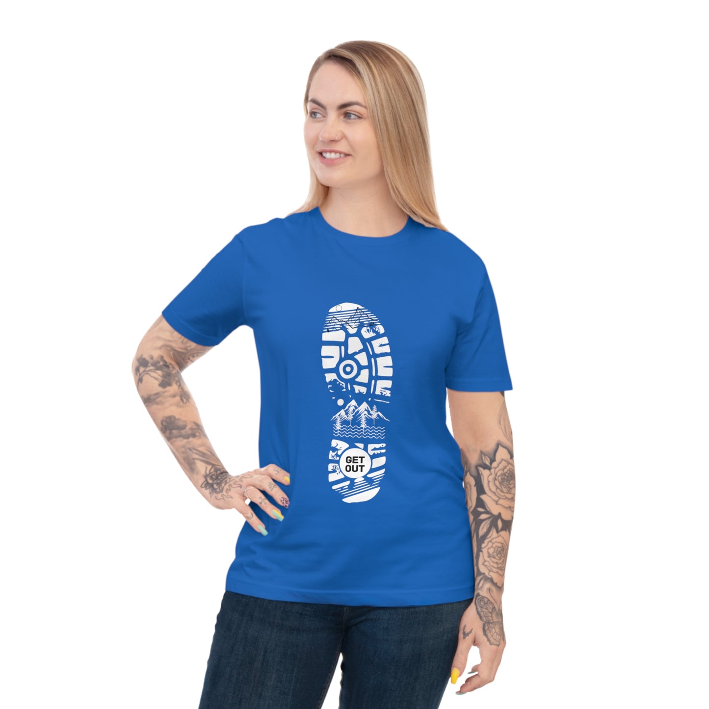 Footprint Unisex Classic Organic Jersey T-shirt