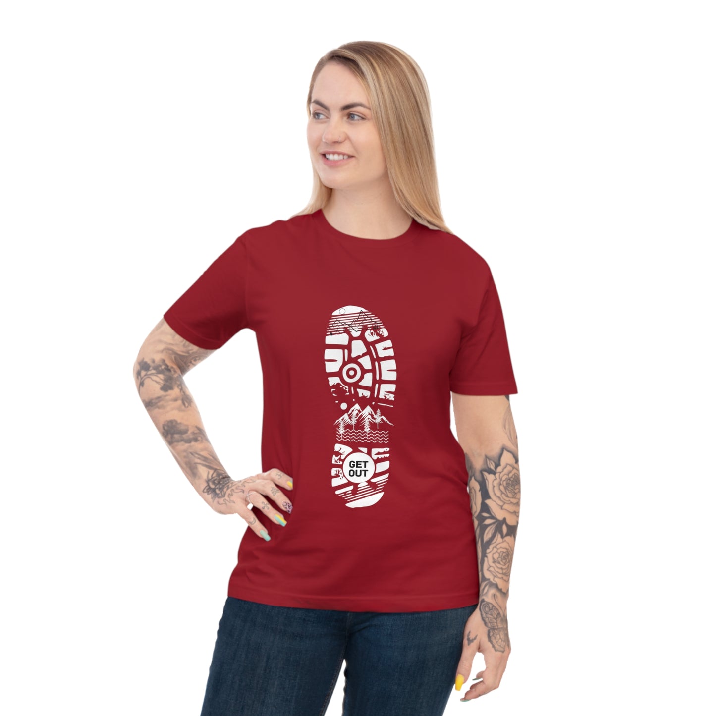Footprint Unisex Classic Organic Jersey T-shirt