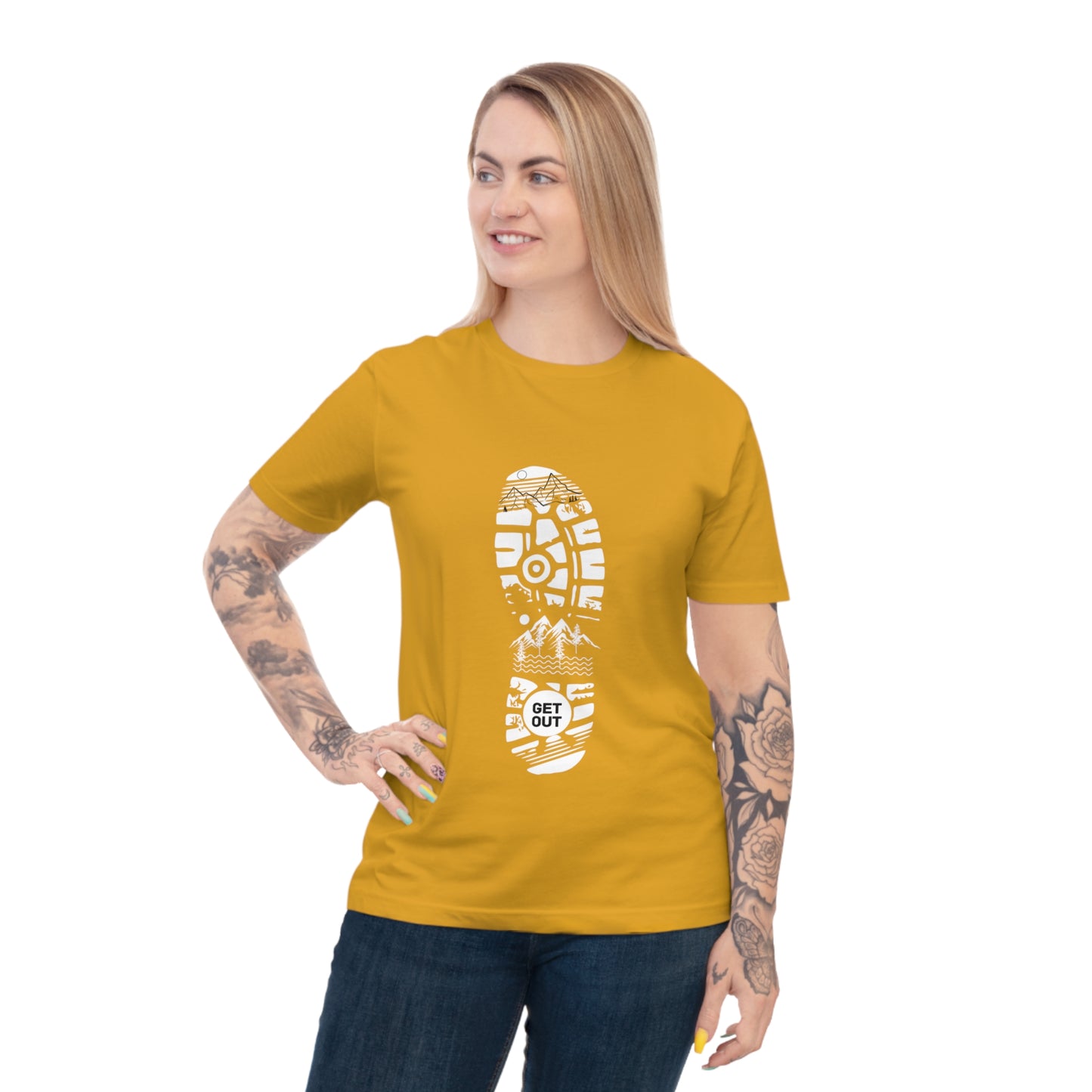 Footprint Unisex Classic Organic Jersey T-shirt