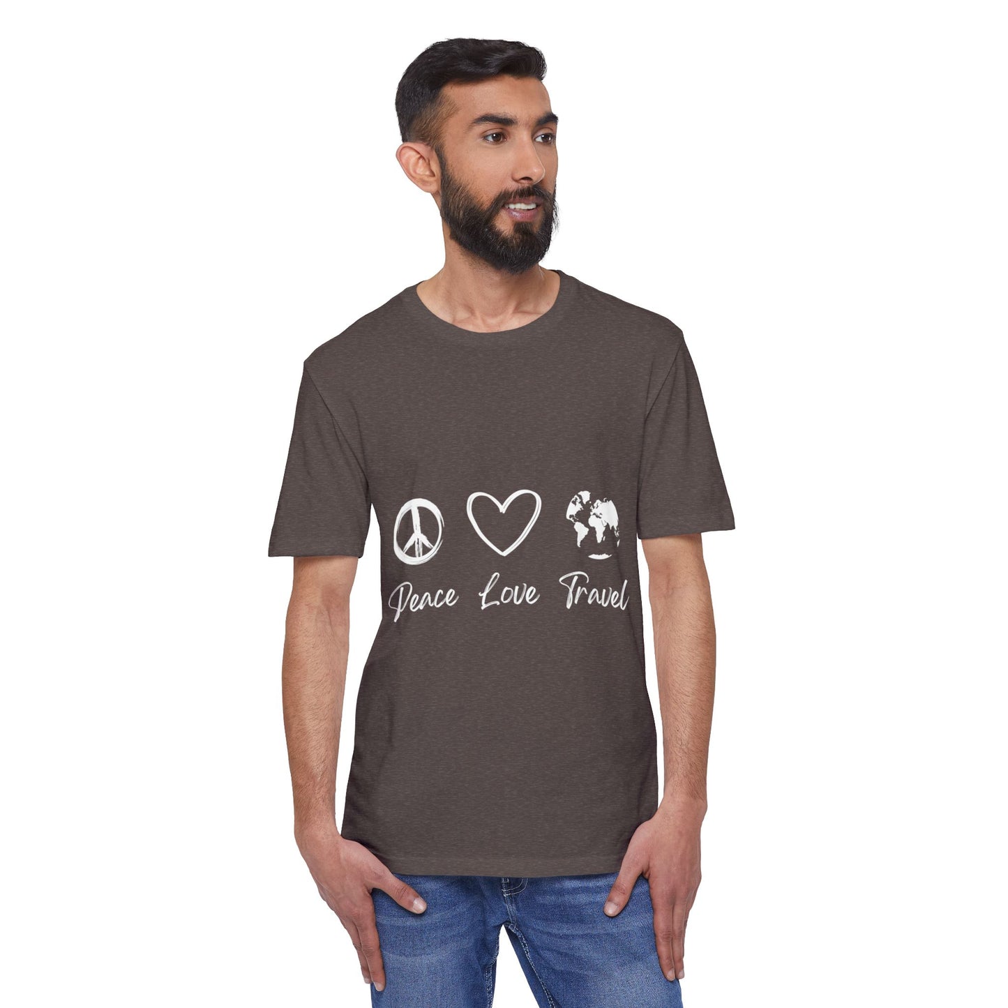 Peace Love Travel Unisex District® Re-Tee®