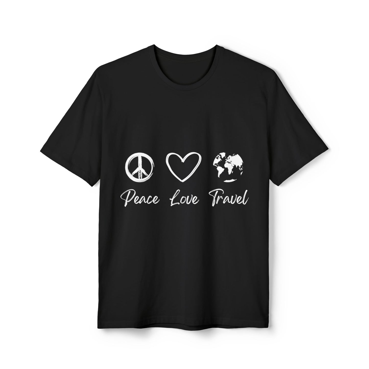 Peace Love Travel Unisex District® Re-Tee®