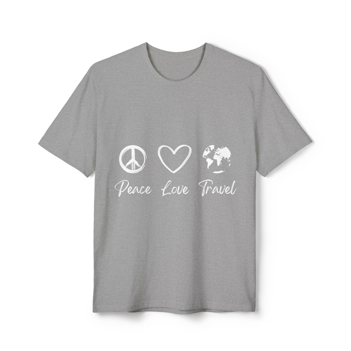 Peace Love Travel Unisex District® Re-Tee®