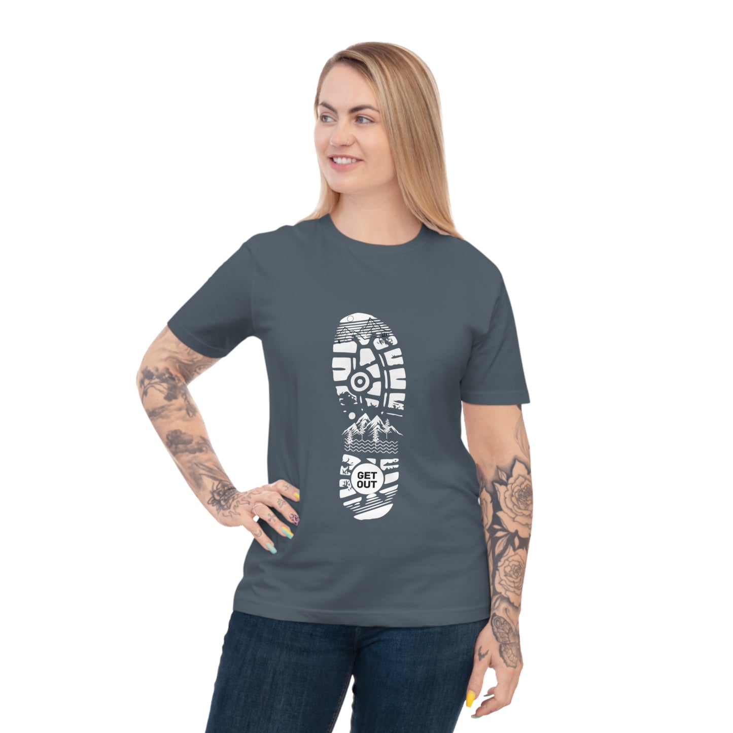 Footprint Unisex Classic Organic Jersey T-shirt