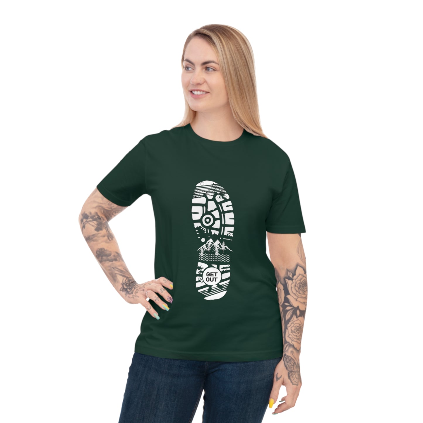 Footprint Unisex Classic Organic Jersey T-shirt