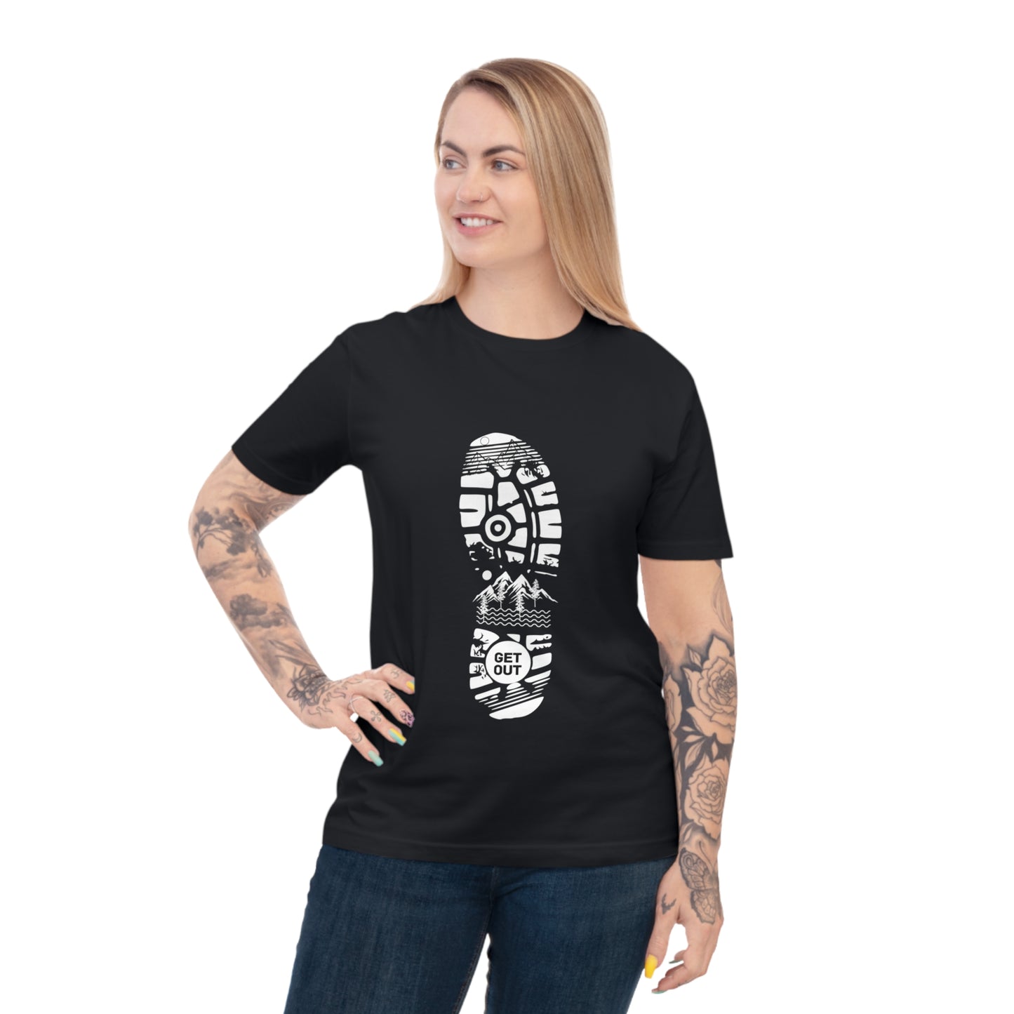 Footprint Unisex Classic Organic Jersey T-shirt