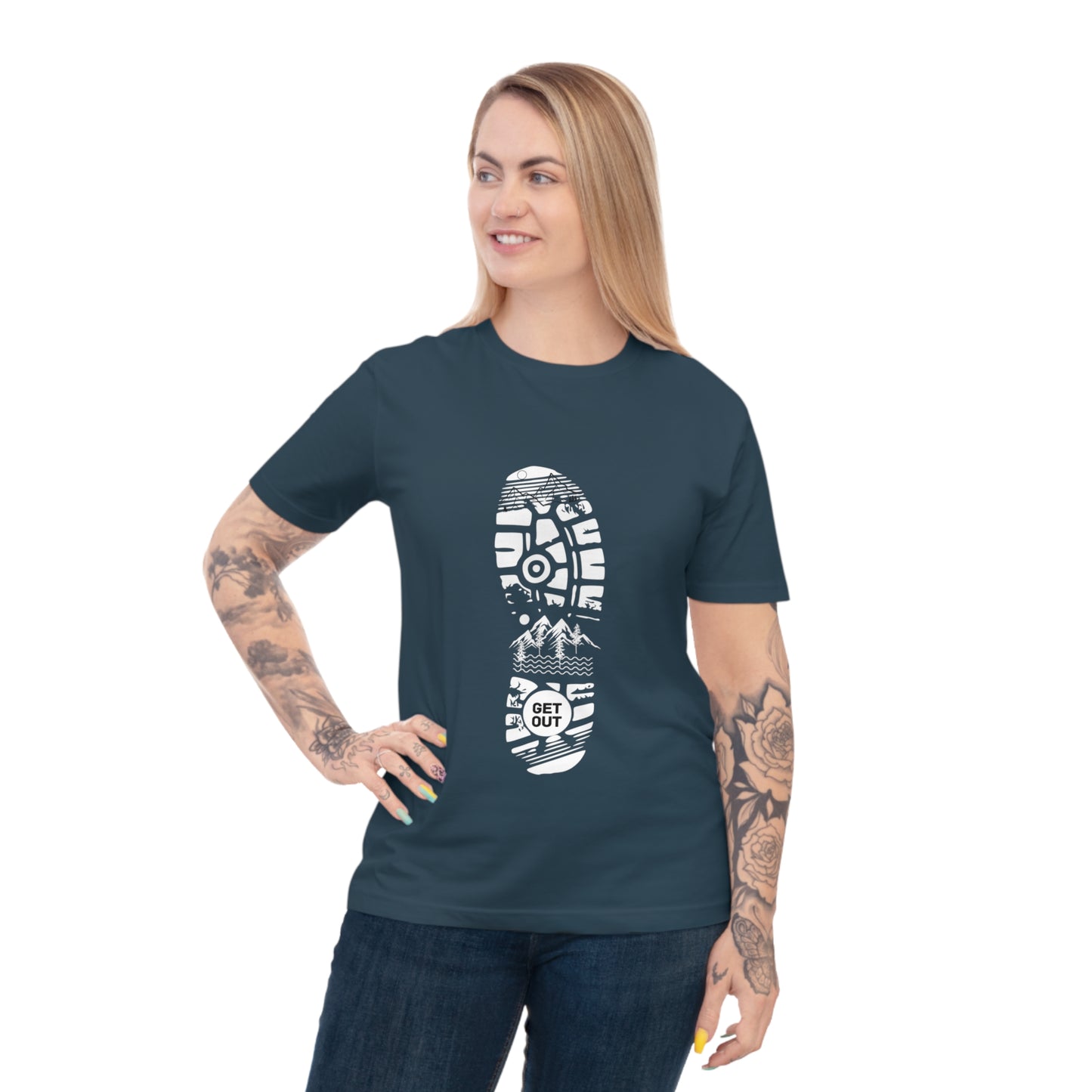 Footprint Unisex Classic Organic Jersey T-shirt