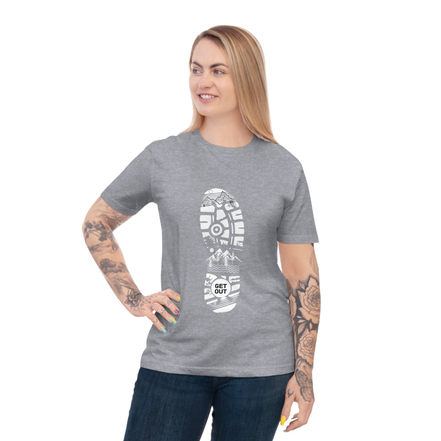 Footprint Unisex Classic Organic Jersey T-shirt