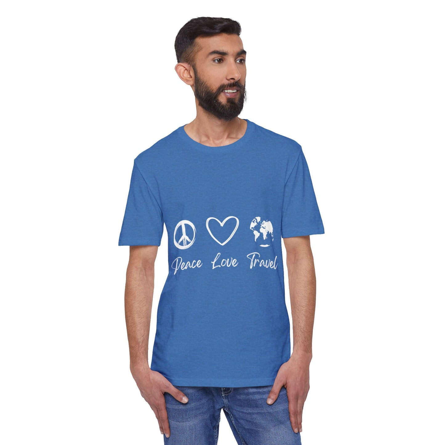Peace Love Travel Unisex District® Re-Tee®