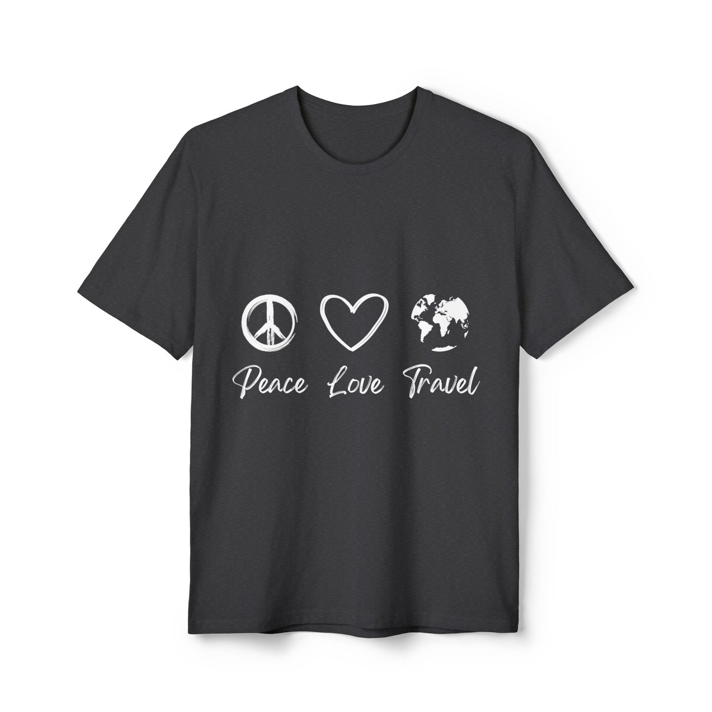 Peace Love Travel Unisex District® Re-Tee®