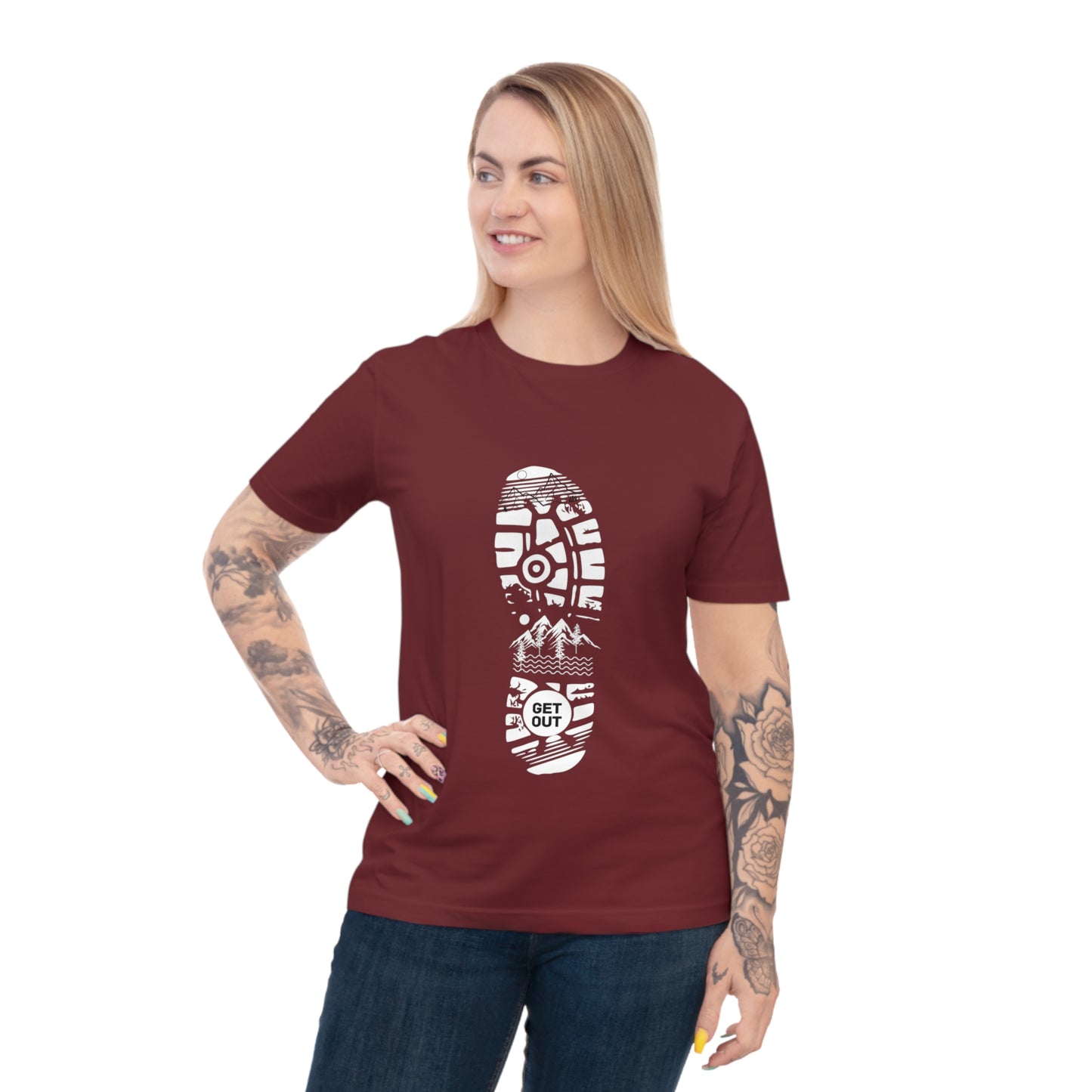 Footprint Unisex Classic Organic Jersey T-shirt