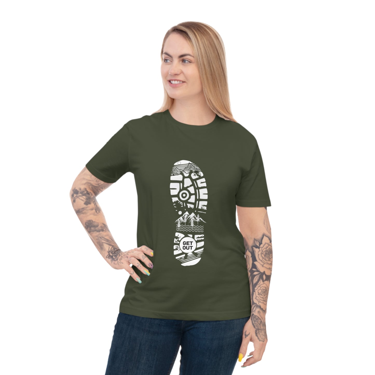 Footprint Unisex Classic Organic Jersey T-shirt