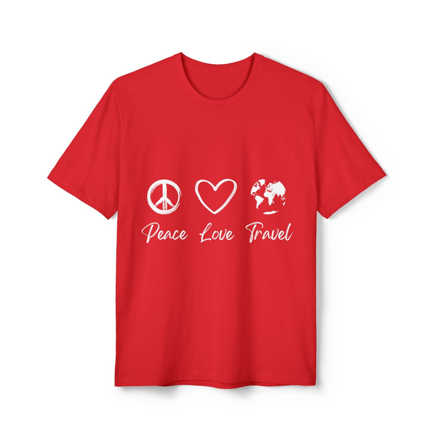 Peace Love Travel Unisex District® Re-Tee®