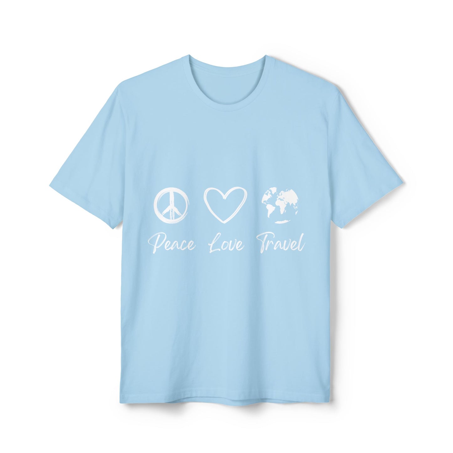 Peace Love Travel Unisex District® Re-Tee®