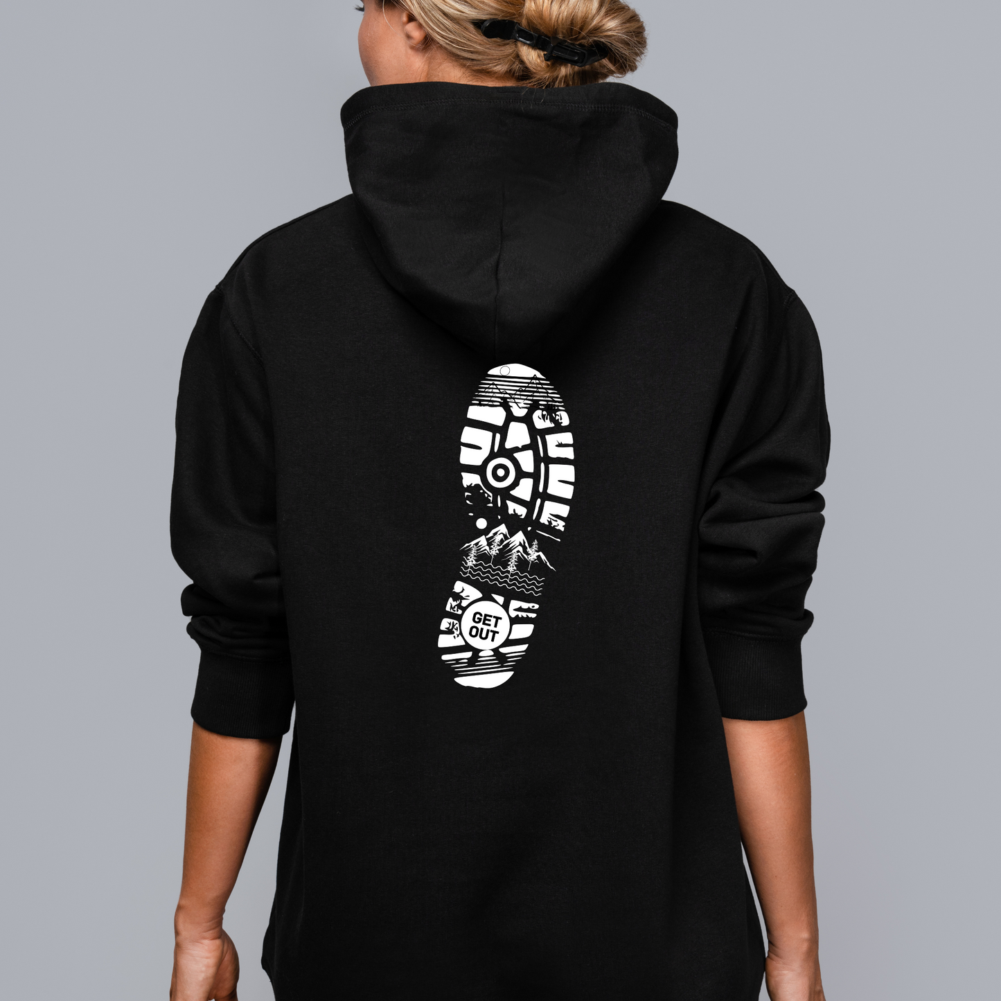 Footprint Unisex essential eco hoodie